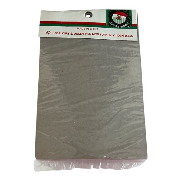 Vintage 1980s Kurt Adler Santas World Holiday Trim Heart Ornament – 4" – NIP – C - Picture 2 of 2